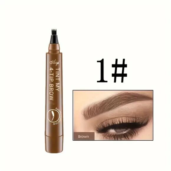 Microblading Eyebrow Pen, Waterproof Marker, 3D Fork Makeup - Picture 4 of 14